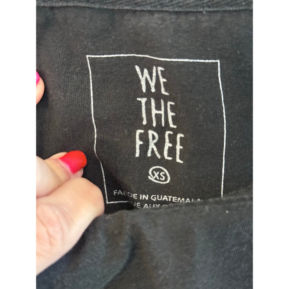 Women's We The Free Black Crop Top XS - Picture 4 of 4